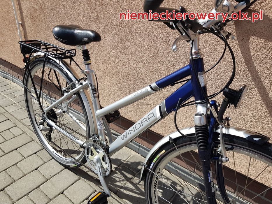 Rower damski trekkingowy WINORA koła 28 SHIMANO DEORE aluminium rabat