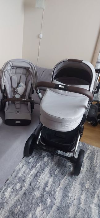 Cybex Balios S Lux - 2w1 | Stone Grey + fotelik firmy  Joie
Wózek wiel