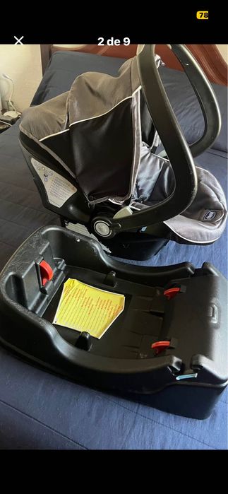 Trio Chico com mala, 2 isofix e adaptadores