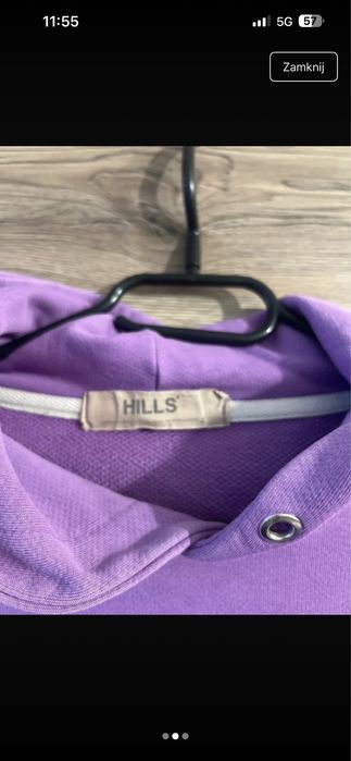 Liliowa bluza hills