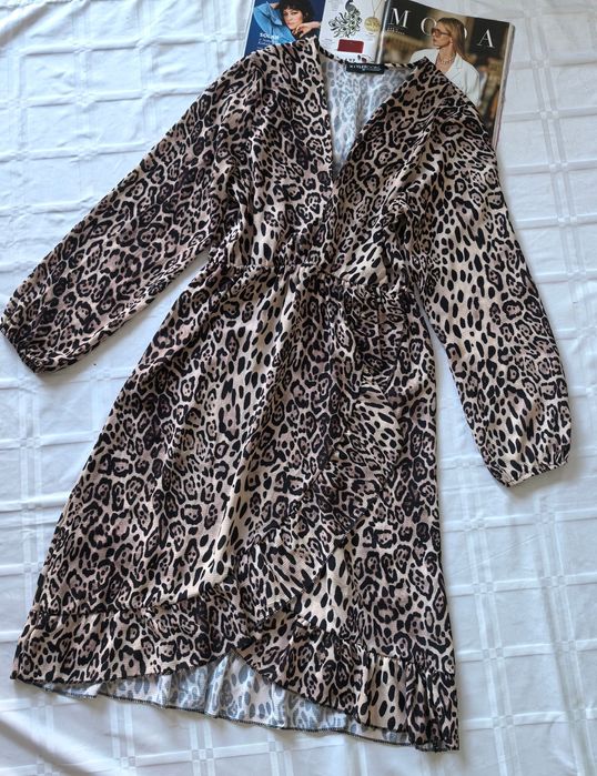 Sukienka Damska W Panterkę StyleBoom r. M/L