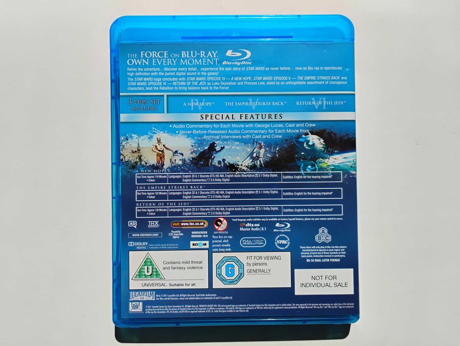 Star Wars: Trilogia Original Blu-ray