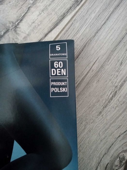 Rajstopy rozmiar 5. 60 den. Kolor granatowy