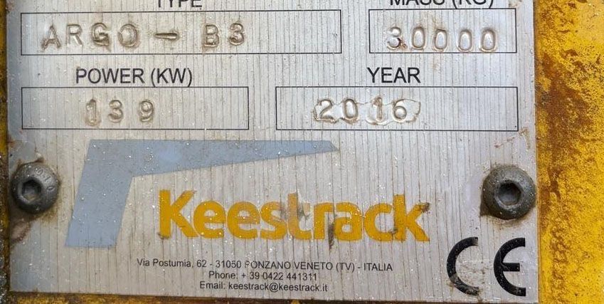Kruszarka szczękowa  Keestrak  B-3 Argo  Sandvik Metrotrak