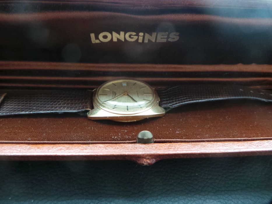 Złoty zegarek Longines 18k