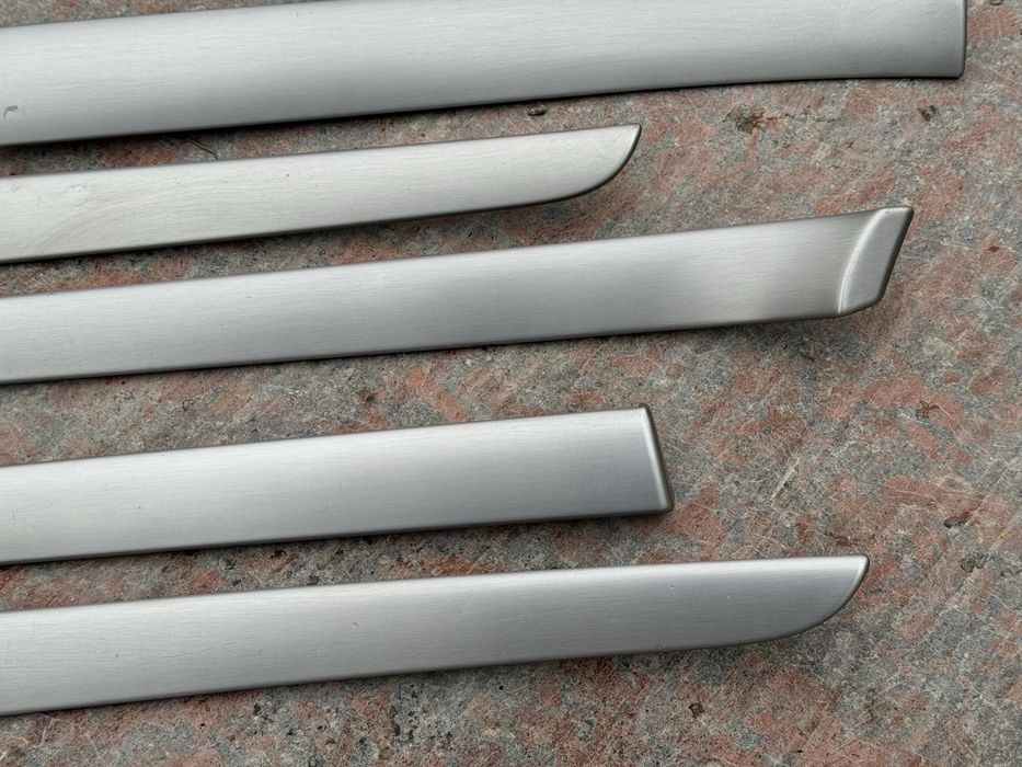 Декор салону Audi a4 b7 планки декору срібні ауді а4 б7 комплект