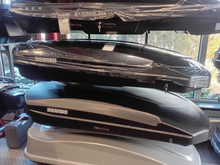 BOX DACHOWY Menabo Satellite 550 + montaż