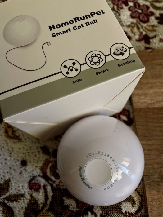 Інтерактивна розумна іграшка для котів HomeRunpet Smart Cat Ball. Нова!