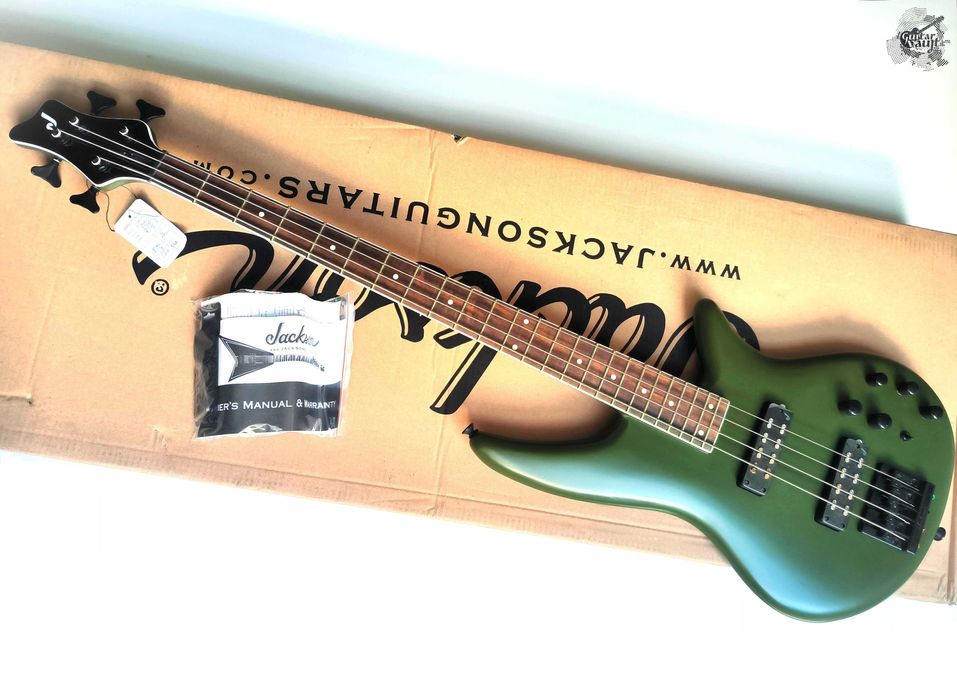 Mint! Jackson X Series Spectra IV Bass Guitar - Army Drab