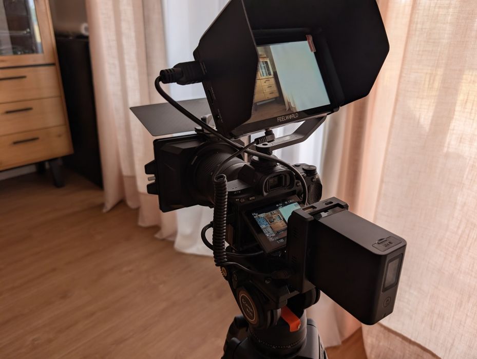 Kit PRO Video Sony A7iii + Lente + Tripé + Rig