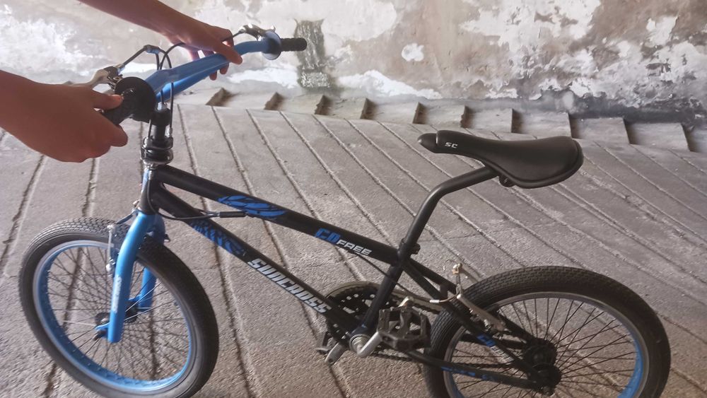 Bicicleta BMX20 freestyle SUNCROSS Imp. azul