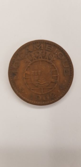 2 Moedas 1 escudo 1962 Moçambique