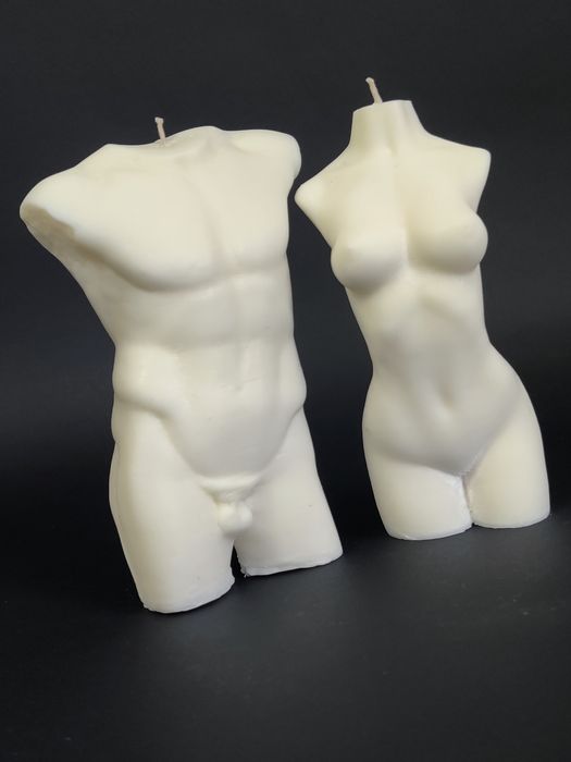 Свічки ручної роботи тіло 15см торс свечи декор для дома