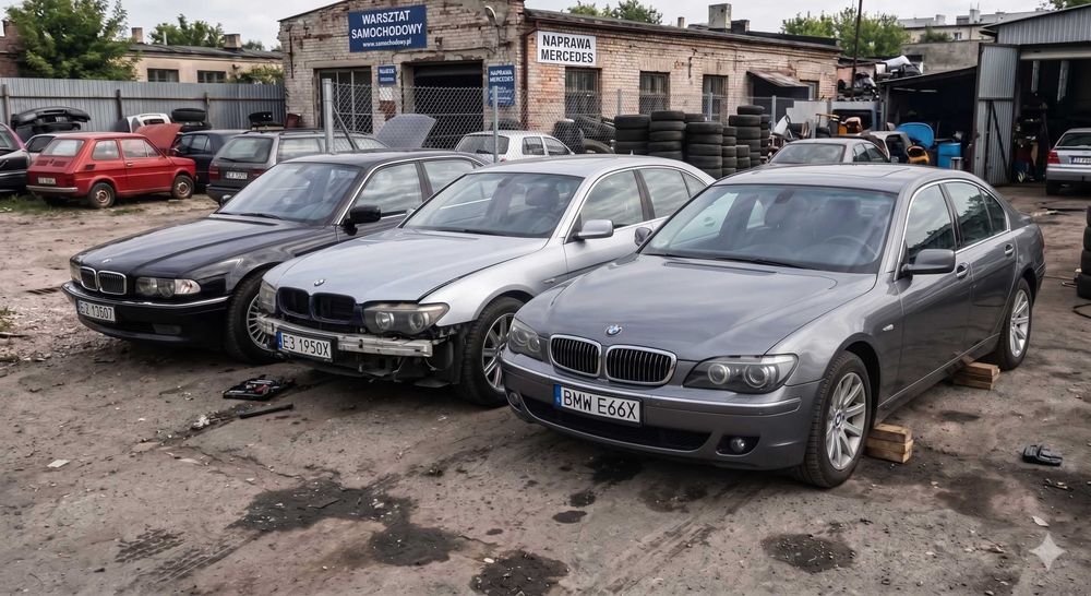 BMW 730 d 740 d 750 i il E38 e65 e66 na części e65 e66 e38