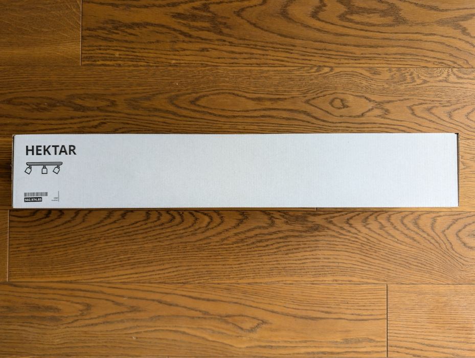 Lampa sufitowa 3 reflektory IKEA Hektar