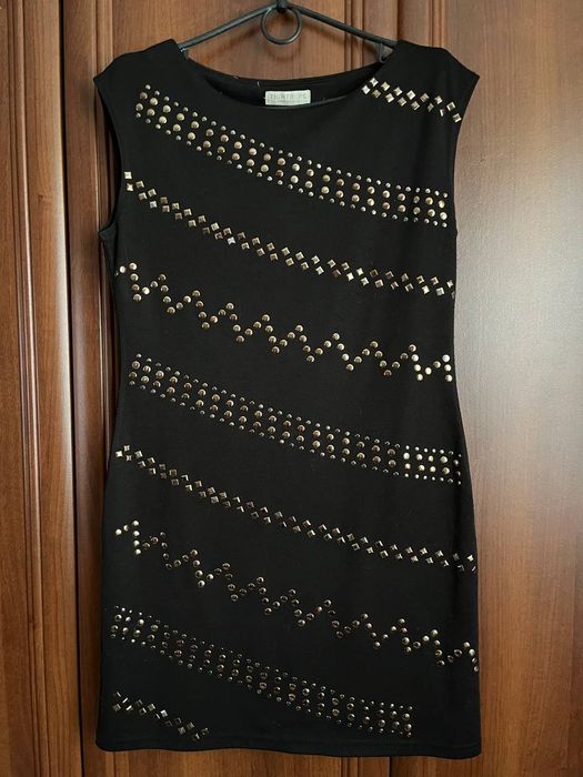 Плаття чорне бавовняне