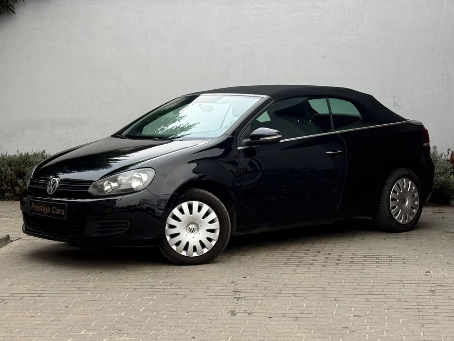Volkswagen Golf Cabrio Cabrio czarny śliczny Navi klimatronik grz fotel led