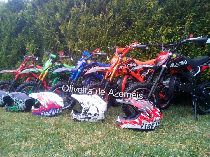 Capacetes motocross criança p/ mini moto mota e moto 4