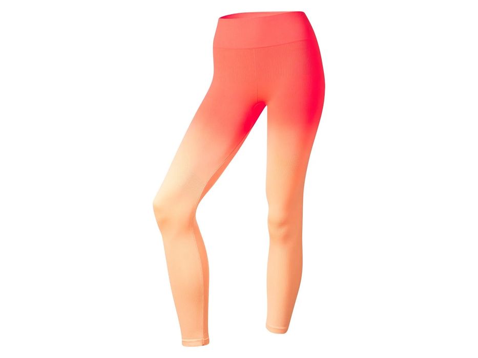 Leginsy getry sportowe gym funkcyjne push-up cieniowane ombre prażek