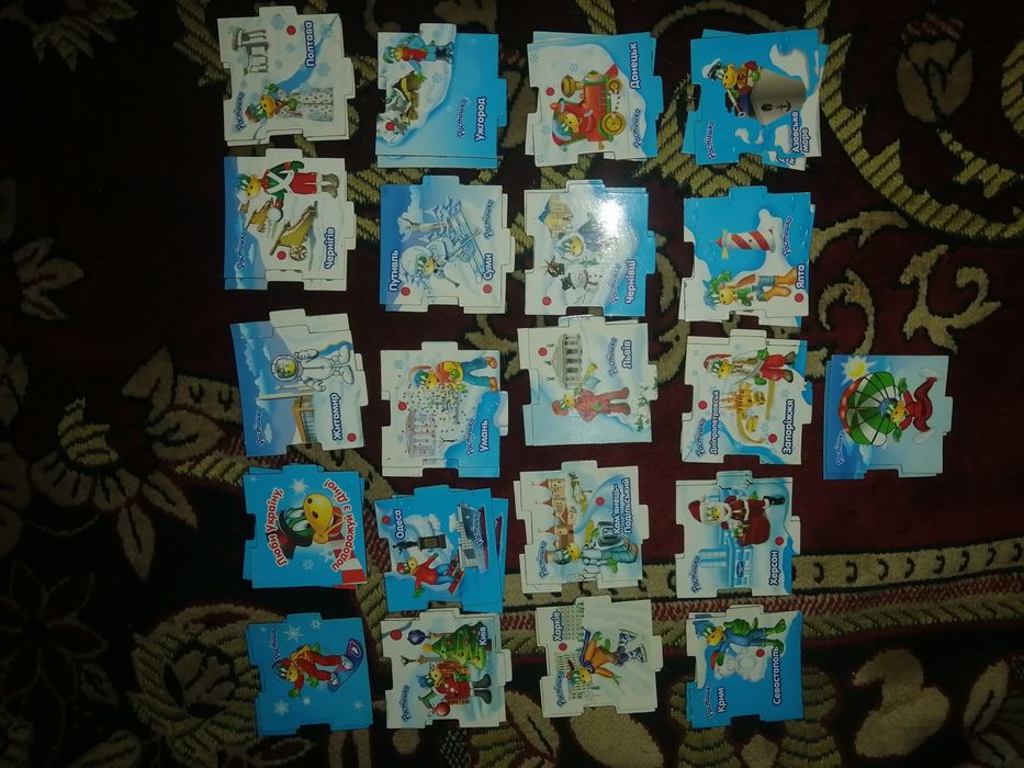 Продам різні дитячи магніти - карти, звірята, локо-моко, та інші