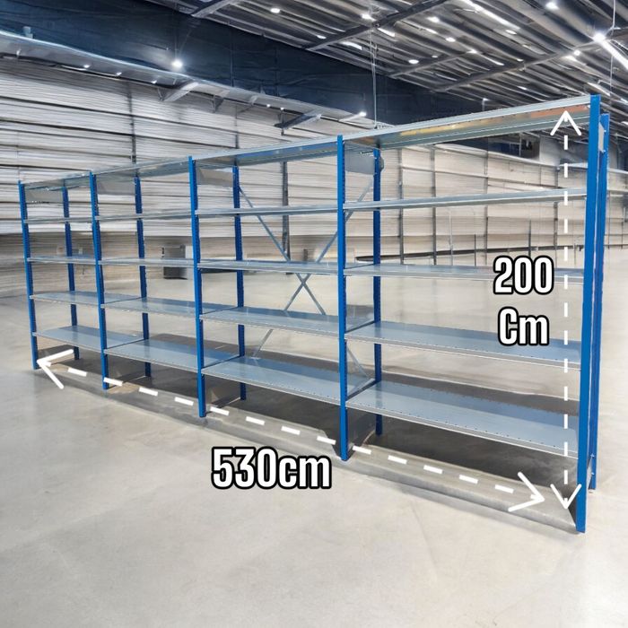 Regały magazynowe półkowe przemysłowe