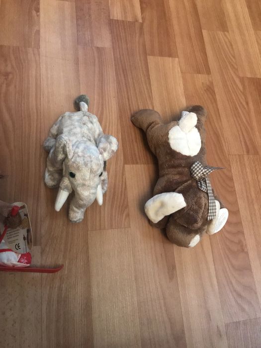 Мягкие игрушки Слона,Собаки