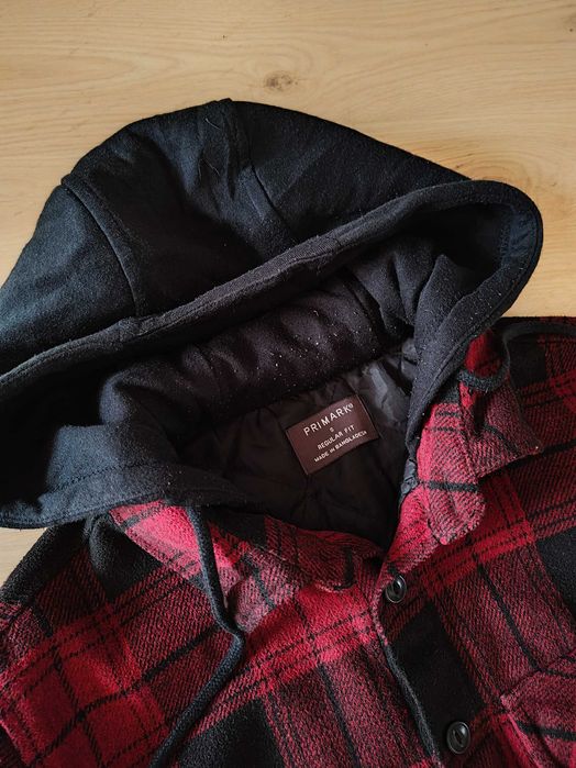 Kurtka koszulowa męska z kapturem Primark regular fit S