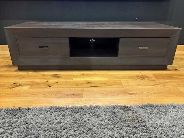 Zestaw komoda, szafka TV, witryna, dąb wenge