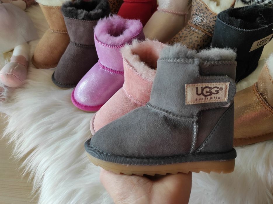 Дитячі теплі натуральна овчина уггі UGG Australia черевики 19-30р