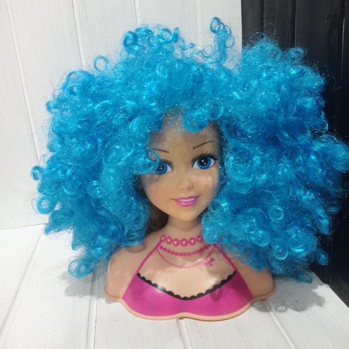 Перука парик синє волосся косплей снігурочка мальвіна