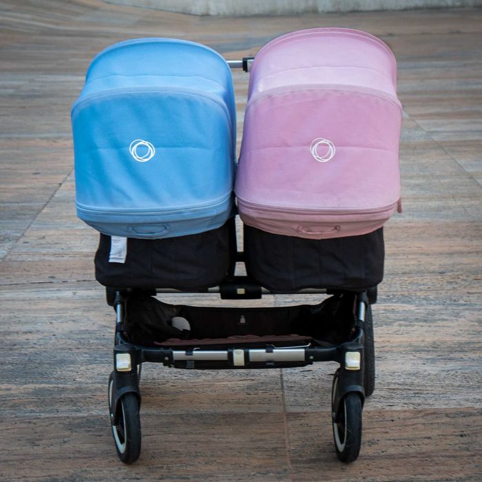 Premium Bugaboo Donkey Twin (Azul/Rosa)