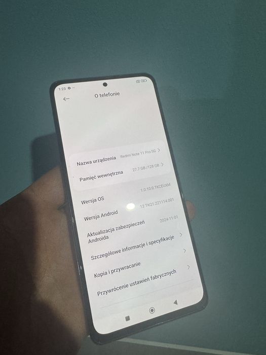 Xiaomi redmi note 11 Pro 5G Piekny Kolor Okazja