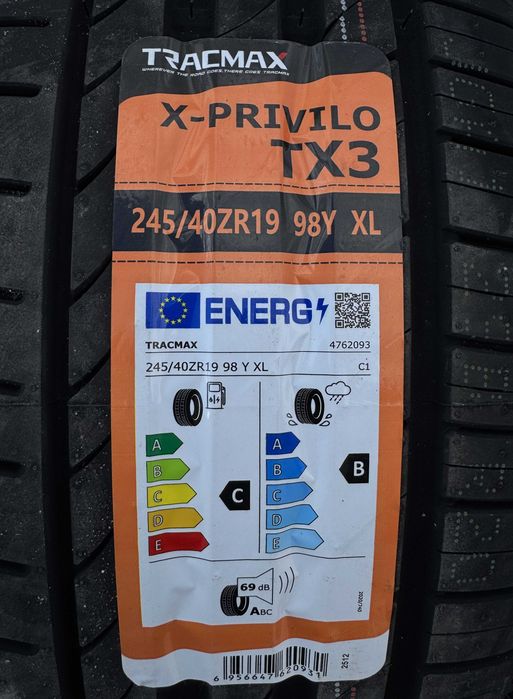 BMW SERIA 5 F10 koła letnie 245/40R19 275/35R19 TRACMAX NOWE