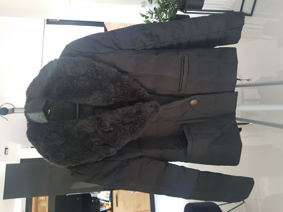 Kurtka Vanila 36 królik puchowa pikowana