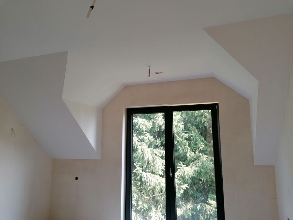 Wykończenia wnętrz zabudowy gk szpachlowanie