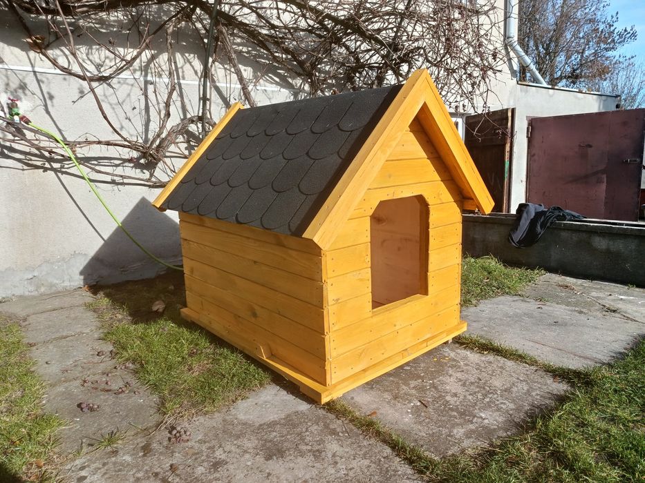 Buda dla psa XXL owczarka OKAZJA (ocieplana) solidna.  Możliwość tranp