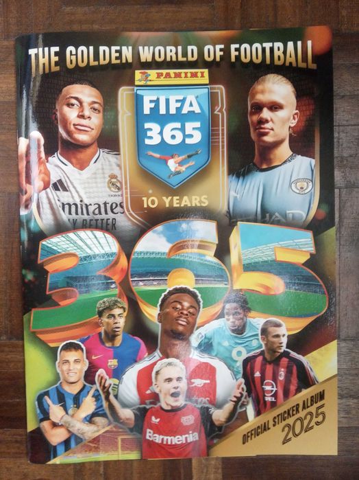 Caderneta Fifa 365 – 10 years – 2025- Vazia.Nova