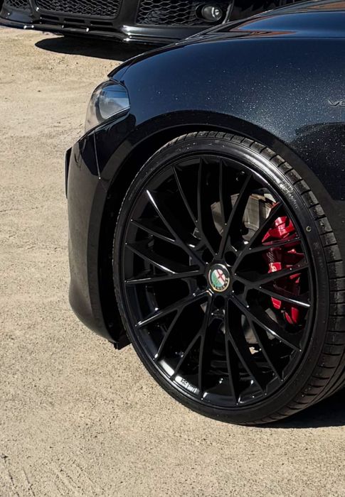 Felgi 5x110 20 cali Alfa Romeo ET 31, 8,5 cala czarny połysk, 5x112