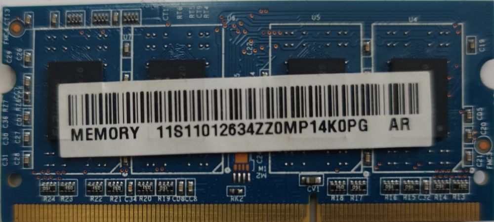 Оперативная память DDD3 1gb. 1333Mhz