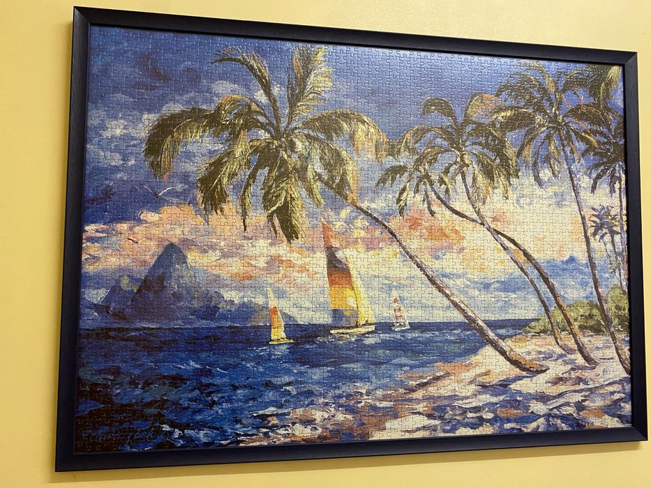 Puzzles emoldurados 1000 e 2000 peças