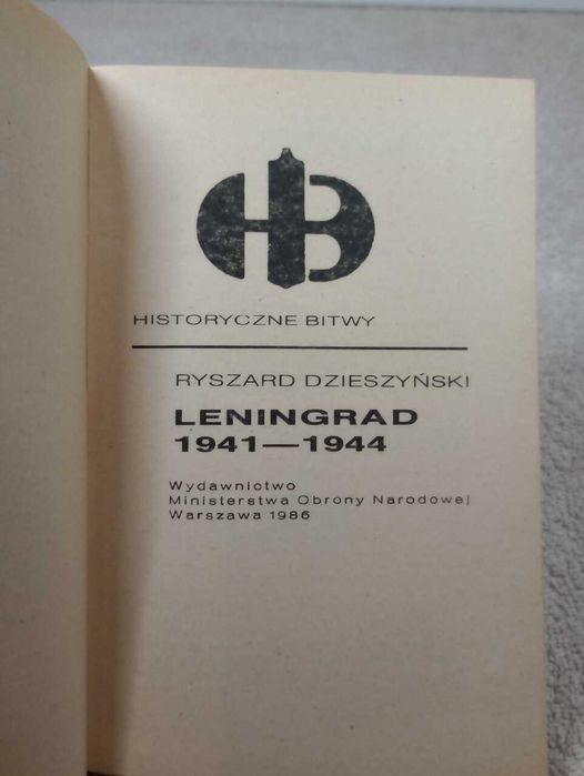 Leningrad 1941 - 1944. Ryszard Dzierżyński