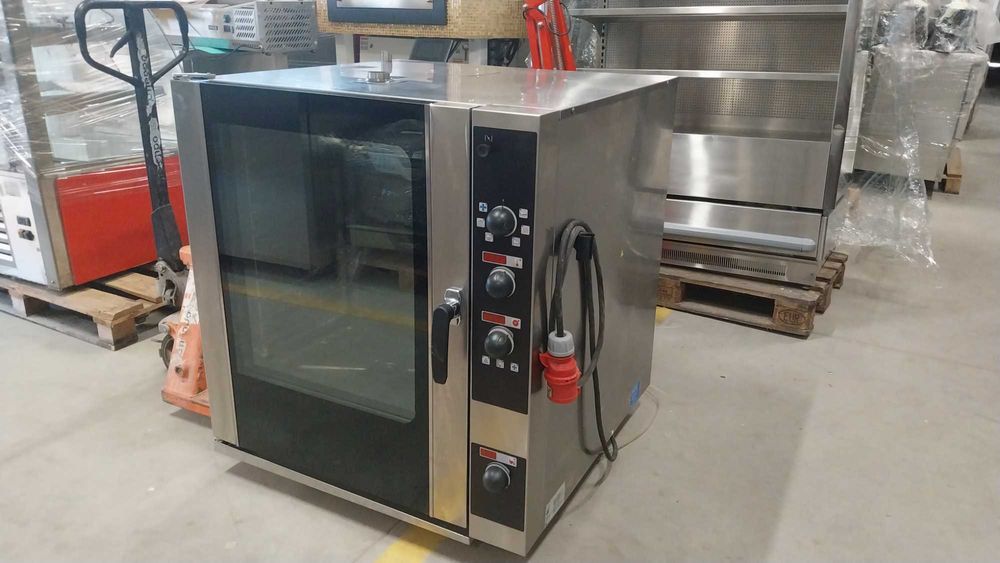 Piec konwekcyjno-parowy Dexion FEMD108L8 – 400 V, 15400W, 10 × GN 1/1