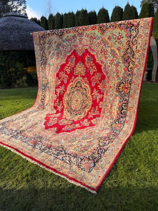 Dywan Perski Wełniany Kaszmirowy Iran Kerman Kirman 415x300 gal 18 tyś