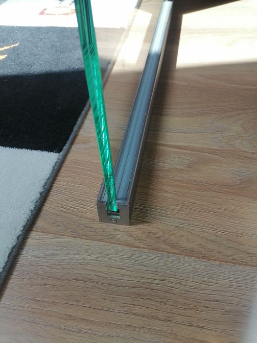 Ścianka szklana z grafiką