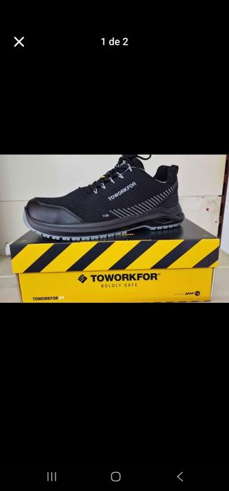 Sapatos de biqueira em aço