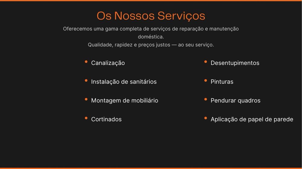 Reparacoes  Domesticas - Handyman