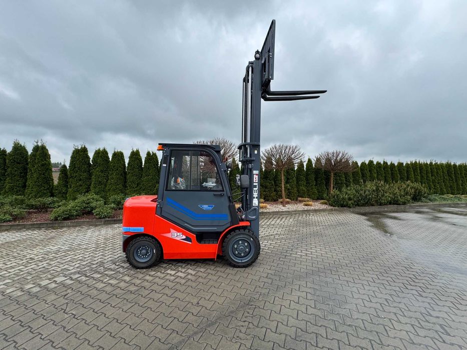 Wózek Widłowy Heli CPCD35-XC26H 3,5t 3,3m Duplex Pełna Kabina Diesel 2026