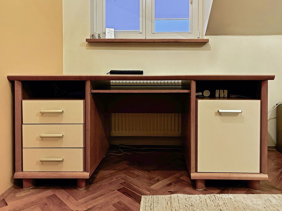 Biurko SYRIUSZ Black Red White *PROMOCJA*