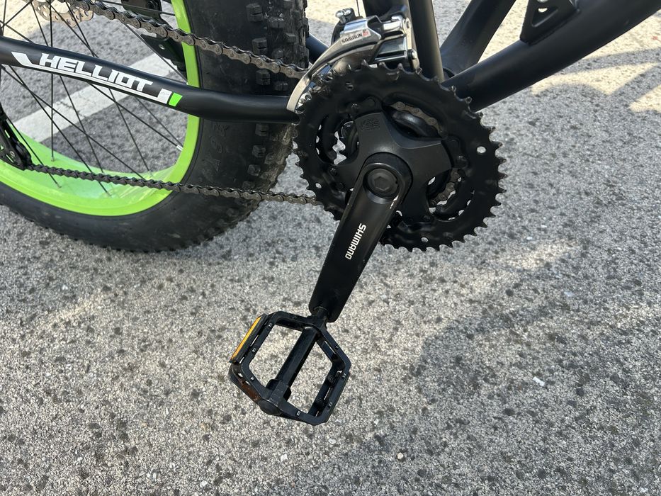 Fat Bike Helliot Fat Extreme 26" – Como Nova (Dupla Suspensão)