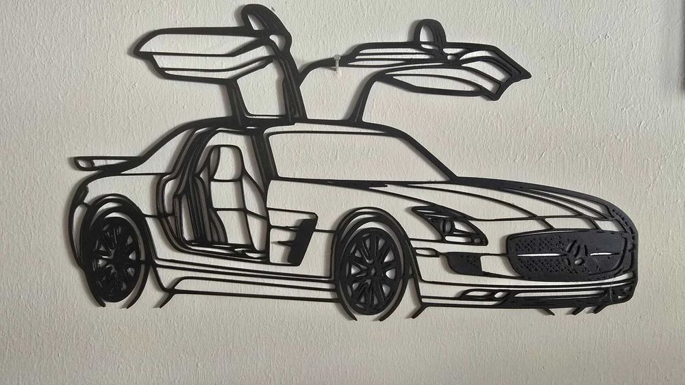 Silhueta Auto de parede
